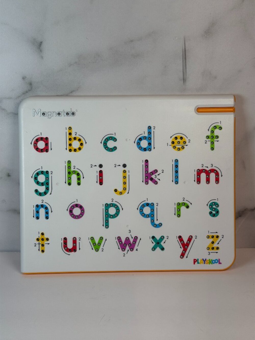 Playskool Magnatab Lowercase Alphabet Magnetic Writing Board ABC Learning Toy
